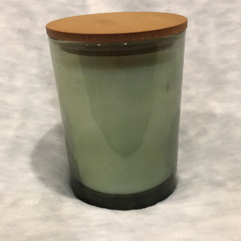 Glass Live For Now Scented Single Wick Home Decore Candle Beachwood 8.5oz NWT - Picture 6 of 16
